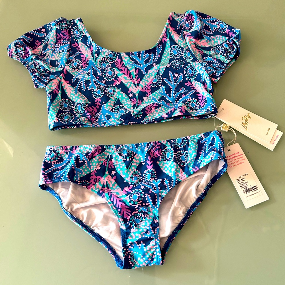 Lilly Pulitzer girls bathing suit, size 8, NWT